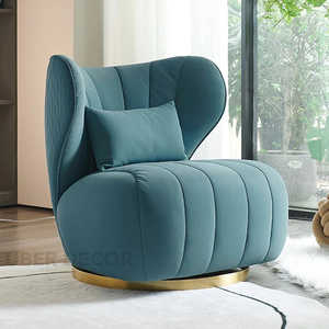 Silla Celeste Comfort Accent para espacios de sala de estar y salón Sillón moderno con base de aluminio de alta calidad - Product Image 4