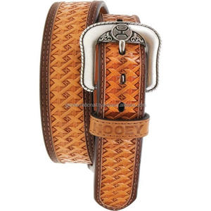 Cinturón de herramientas de cuero de vaca occidental de capa superior hecho a mano personalizado con hebilla de vaquero de diseñador cinturón de cuero mecanizado - Product Image 5