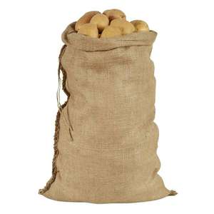 Sac fourre-tout en jute sergé B, tissu résistant, écologique, réutilisable pour les courses - Product Image 1