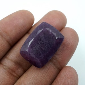 พลอยทับทิมทรงเหลี่ยมเจียระไน: 80.50 กะรัต สีชมพูแดง พลอยเม็ดเดี่ยว - Product Image 4