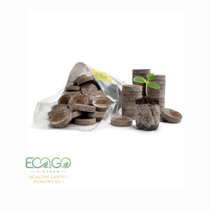 Pastilles de tourbe de coco pour la germination des graines, la propagation des plantes, la pépinière et le jardinage intérieur Eco2go Vietnam - Product Image 5