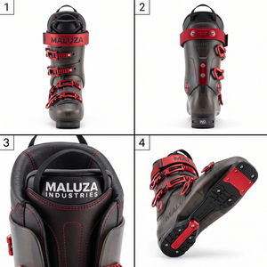 MALUZA INDUSTRIES Venta Directa de Fábrica, Botas de Esquí para Hombre, Resistentes al Viento y al Agua, Calzado para Nieve con Hebilla Ajustable - Product Image 4