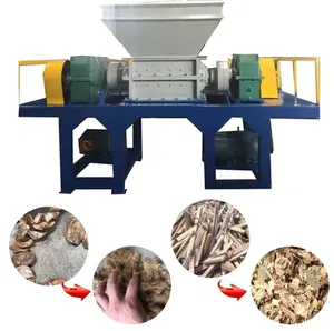 Automation 1t/h industrial with paper press coconut husk crinkle cut paper shredder machine