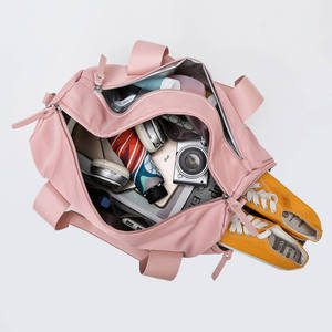 Bolsa de Deporte de Cuero para Hombre con Logotipo Personalizado, Compartimento para Zapatos, Impermeable, con Cierre de Cremallera, Estilo Moderno - Product Image 3