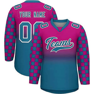 Las Mejores Camisetas de Hockey Personalizadas para Hombre y Jóvenes, Camisetas de Práctica con Nombre, Número y Logotipo Bordados e Impresos - Product Image 3