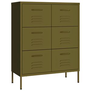 31.5 verde oliva "x 13.8" x 40 "cassettiera in acciaio per organizzare il tuo spazio - Product Image 2