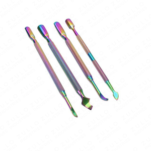 Ensemble d'outils professionnels en acier inoxydable pour repousser les cuticules, nettoyer les ongles, pour manucure, pédicure, élimination des peaux mortes et soin des ongles - Product Image 3