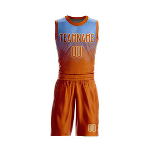 Ensemble d'uniformes de basketball à manches courtes, séchage rapide, pour hommes, avec service OEM, en polyester, pour équipes. - Product Image 2