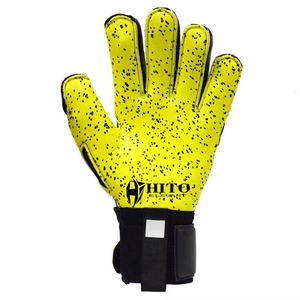 Gants de gardien de but, paume avant en latex aqua, dos en silicone injecté, coupe hybride en caoutchouc, sangle T-Tab attachée, enveloppe pour les doigts et le pouce - Product Image 3