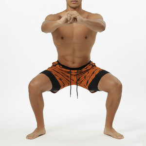 New Arrival Sporty Board Shorts Double <b>Layer</b> Athletic Shorts Customized Logo Men Waterproof Eco-Friendly Workout Best Price - Product Image 4