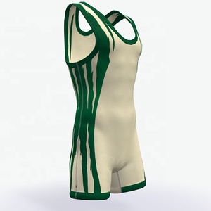 Traje de Lucha Libre Personalizado de Secado Rápido, Transpirable, de Spandex y Poliéster, de Una Pieza, para Entrenamiento en el Gimnasio - Product Image 4
