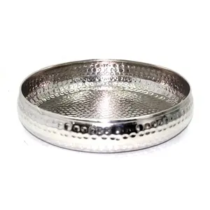 Nickel Plated Round Shaped Aluminium Stylish Bowls