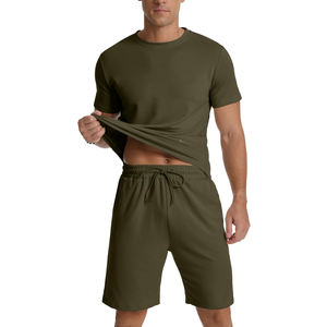 Conjunto Deportivo Informal y Transpirable de Verano, Pantalones Cortos Deportivos para Gimnasio y Calle, Colores y Tallas Personalizables - Product Image 6