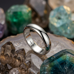 Simple 5mm Engagement Baguette Band <b>Ring</b> 92.5 Sterling <b>Silver</b> Couple Smooth <b>Plain</b> Finger <b>Ring</b> Women Men Gift Wholesale Bulk - Product Image 3