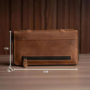 Pochette en cuir véritable, sac à main de soirée conçu pour les événements de luxe, les mariages et les réceptions formelles, à vendre - Product Image 4