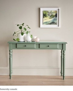 Vintage Wooden <b>Console</b> <b>Table</b> <b>With</b> <b>Storage</b> Compartment For Hallway Entryway Home Living Room Decor - Product Image 2