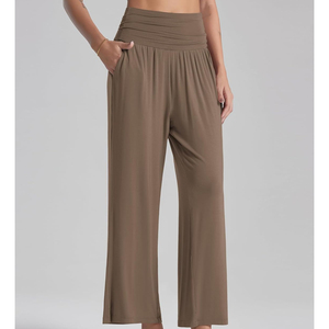 Premium Quality Customized Women's Plazo Pant Hot Selling Quick Dry Casual Plazo Pant Ladies - Product Image 5