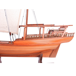 Maqueta de Barco Dhow Hecha a Mano de Alta Calidad, Decoración Náutica para Hotel, Oficina, Hogar y Regalo - Contacto para Venta al por Mayor - Product Image 5