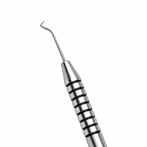 Explorador dental de doble punta de acero inoxidable 2A Pigtail Explorer, instrumento de examen y diagnóstico dental, certificado CE e ISO - Product Image 4