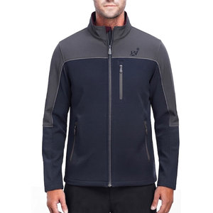 Veste softshell d'hiver pour homme, col montant, imperméable, coupe-vent, respirante, sport de plein air, tissu extensible léger, vêtements décontractés - Product Image 1