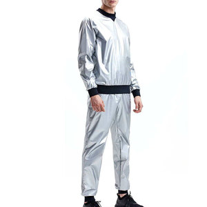 ชุดซาวน่าออกกำลังกายน้ำหนักเบา สวมใส่สบาย สำหรับผู้ชายและผู้หญิง ช่วยลดน้ำหนัก กระตุ้นการขับเหงื่อ เหมาะสำหรับวิ่ง ฟิตเนส และการฝึกซ้อมในยิม - Product Image 1