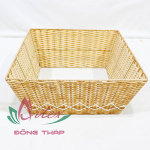 Cestas de Almacenamiento Hechas a Mano de Artex Dong Thap, Cestas de Jacinto de Agua, Artesanía de Vietnam, Artesanías de Dong Thap, Modelo CH4596A-1MC - Product Image 2