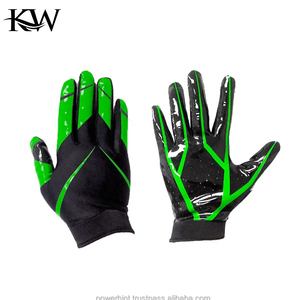 Gants de football américain pour receveur, prix abordable, haute qualité, respirants, logo personnalisé, séchage rapide, caractéristiques super adhérentes - Product Image 1