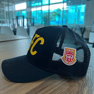 Gorras Trucker de Malla de 5 Paneles con Logotipo Bordado Personalizado, Visera Curva, Logotipo de PVC Desgarrado en Parche, para Deportes, Actividades al Aire Libre, Fiestas, Playa - Product Image 3