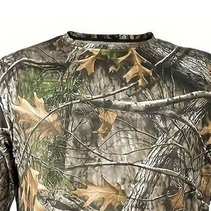 T-shirt de chasse d'hiver pour homme, séchage rapide, respirant, léger, performance optimale, 100 % coton, pour la randonnée, la pêche, le camping et les activités de plein air - Product Image 5