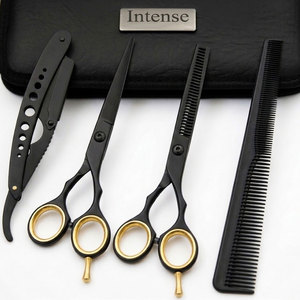 Professional Barber Hair Cutting Scissors <b>Set</b> Stainless Steel <b>Razor</b> Edge Hairdressing Shears Kit for Salon & Home Users - Product Image 3