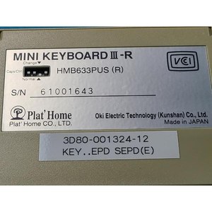 Oki MINI KEYBOARD III-R 3D80-001324-12 โมดูลอินเทอร์เฟซสัญญาณที่ใช้เป็นอะไหล่อุปกรณ์เซมิคอนดักเตอร์รุ่นเก่า - Product Image 1