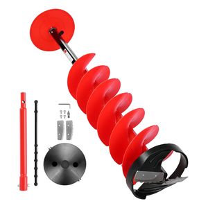 Trapano Elettrico Senza Fili per Pesca sul Ghiaccio, Diametro 8 Pollici, Lunghezza 41 Pollici, Punta in Nylon, Asta di Prolunga 13,4 Pollici e Adattatore per Trapano - Product Image 1