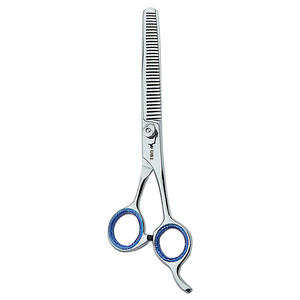 Ciseaux à effiler professionnels TUBI en acier au carbone 4Cr13, lame tranchante, pour droitiers, ciseaux de coiffure à manche long - Product Image 2