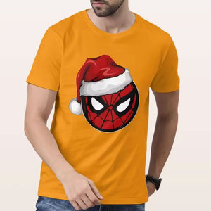 Camiseta de Cuello en V para Hombre, Estampada, Económica, al por Mayor, Estilo Moderno, Nueva Colección - Product Image 1