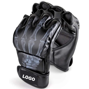 Guantes de Boxeo Muay Thai de Piel Sintética PU de Alta Calidad, Venta Directa de Fábrica 2025, Personalizados para Entrenamiento de MMA al Aire Libre - Product Image 1