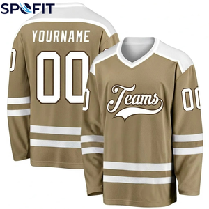 2026 Custom Sublimation Ice Hockey Jersey Professional Unisex Ice Hockey Jersey <b>Heat</b> Transfer Printing Custom Ice Hockey Jersey - Product Image 1