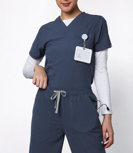 Conjunto de Uniformes Médicos Unisex Bestin 2025 de Secado Rápido y Cómodos para Hospital Dental - Colección TOOTH, Tejido de Spandex/Poliéster - Product Image 1