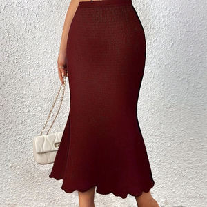 New Fashion Womens High Waist Ruffled Floral A Line Beach Skirt Casual <b>Mini</b> Length Breathable Summer Skirts For Adults - Product Image 6