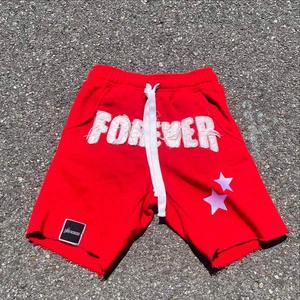 Custom <b>Men's</b> Casual Cotton <b>Shorts</b> with Acid Wash Distress Embroidery <b>Patch</b> Raw Hem Ripped Cut Sun Faded Style - Product Image 4