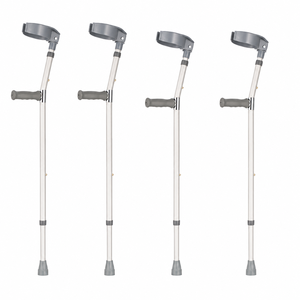 Canne de soutien légère et réglable en aluminium pour avant-bras et coude, avec poignée en caoutchouc, 32 pouces, hauteur réglable, capacité de charge 100 kg, pour usage domestique (adultes) - Product Image 2