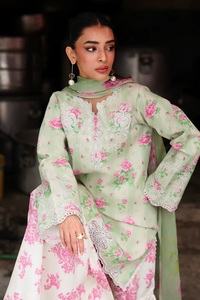El último diseño de shalwar kameez pakistaní de marca para mujer, trajes de algodón/tela estampada de diseñador. - Product Image 4