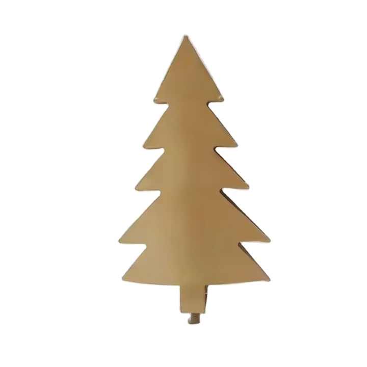 Double Sided Metal Aluminum Blank Christmas Tree Wind Spinner for Sublimation