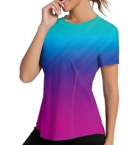 Chemise de pêche et de randonnée de haute qualité, résistante aux UV, imperméable, à séchage rapide, col rond, teinte sur mesure, sublimée, manches courtes - Product Image 3