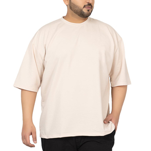 T-shirts Homme Grande Taille Personnalisés 100% Coton – Col Rond Manches Courtes Style Urbain Grandes Tailles Personnalisées - Product Image 1