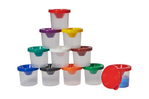 Taza de lavado de bolígrafo de plástico transparente para juguetes educativos - Product Image 2