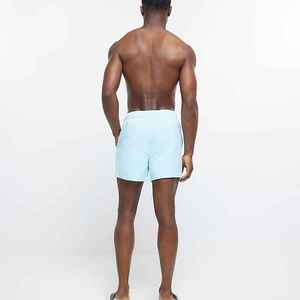 Shorts de bain décontractés pour hommes, personnalisables, en toile respirante et écologique, avec cordon de serrage, séchage rapide, en polyester, pour la plage et le fitness – Vente en gros - Product Image 3