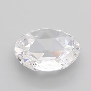 Diamant rond de 1,81 carat, taille rose, couleur F, clarté VVS2, cultivé en laboratoire (CVD), fait main, pour la création de bijoux (boucles d'oreilles, pendentifs) pour fiançailles - Product Image 2