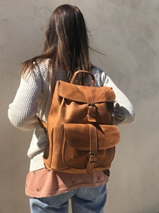 Zip-upHighly Demanded anti-shrink Leather Laptop <b>Backpack</b> for Women Durable Fabric Comfortable Fit style Leather <b>Backpack</b> Bags - Product Image 5