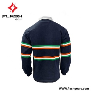 Vêtements de sport sur mesure en gros de haute qualité, uniformes de rugby pour équipes, design personnalisé, impression par transfert thermique, respirant - Product Image 4