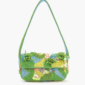 Sac à main artisanal brodé de perles, sac de luxe pour filles - Product Image 1